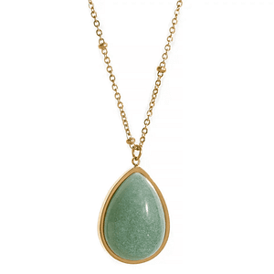Aventurine Pendant Necklace for Luck & Abundance