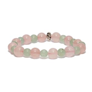 Rose Quartz with Green Aventurine Bracelet