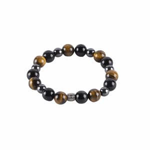 Tiger Eye with Black Obsidian