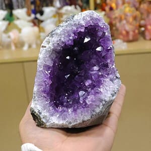 Natural Purple Amethyst Cluster